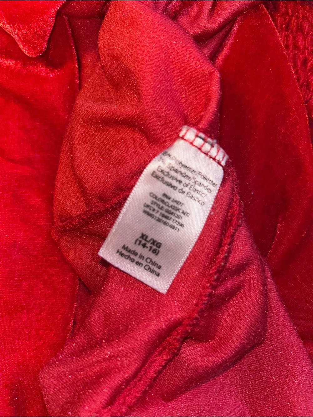 Vintage Style Red Velvet Smocked Puff Sleeve Babydoll Mini Dress - Picture 6 of 6